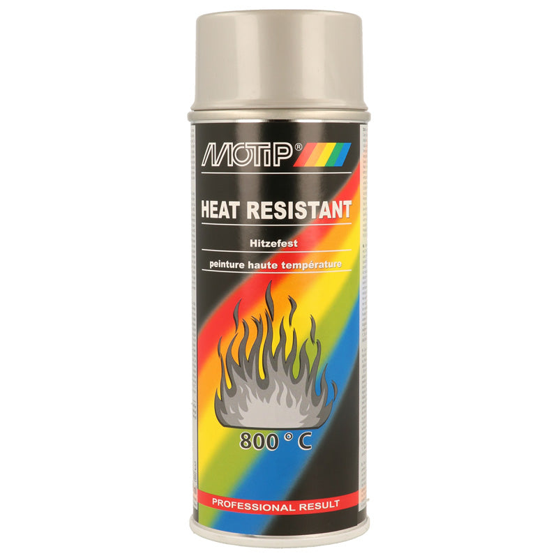 Motip, hittebestendige lak - Zilver - 400ml