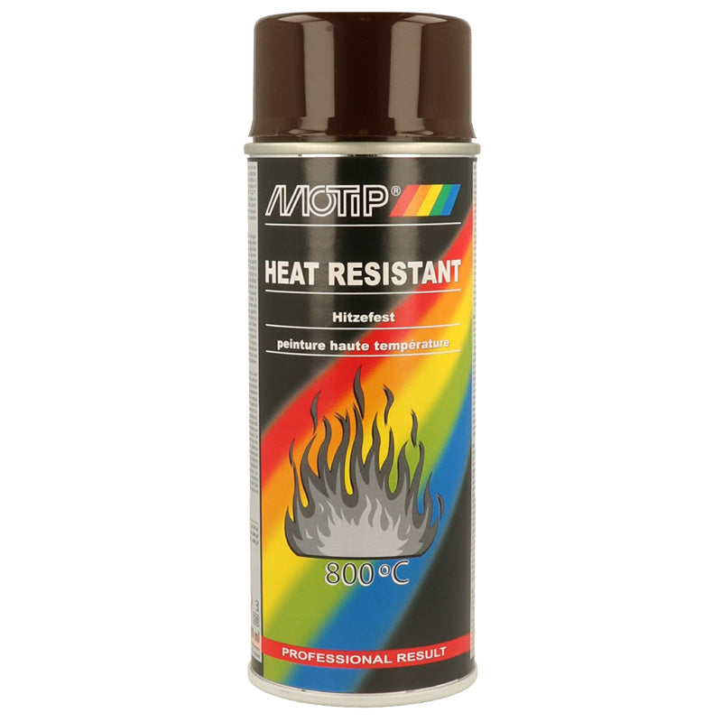 Motip, Vernis résistant à la chaleur - Marron - 400ml