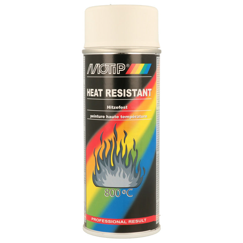 Motip, hittebestendige lak - wit - 400 ml