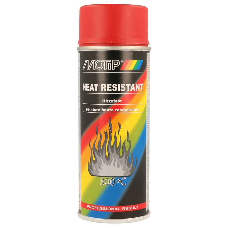 Motip, hittebestendige lak - rood - 400ml