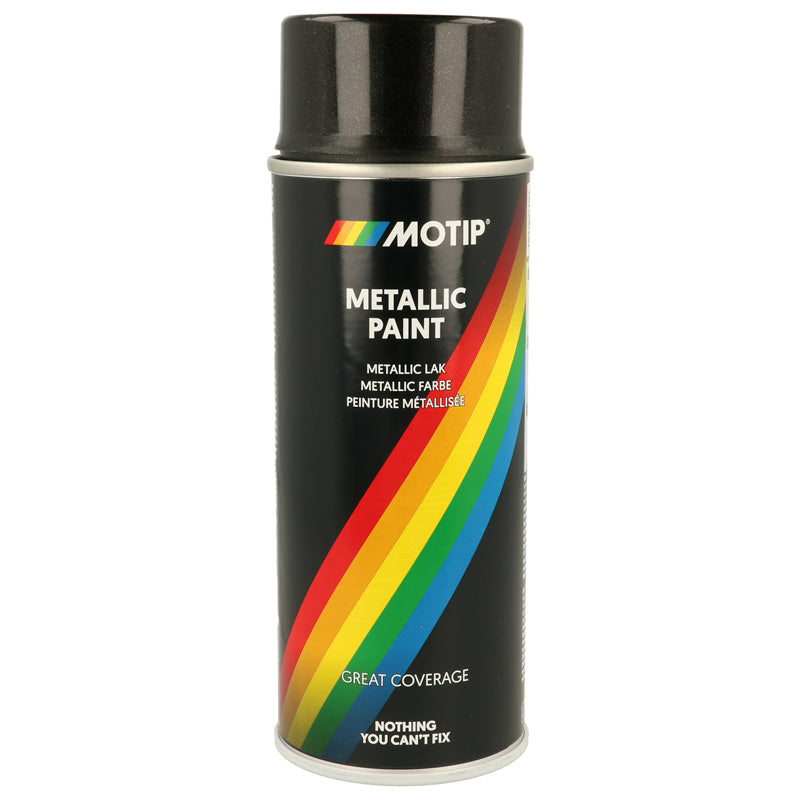 Motip, Vernis métallique, noir, 400ml