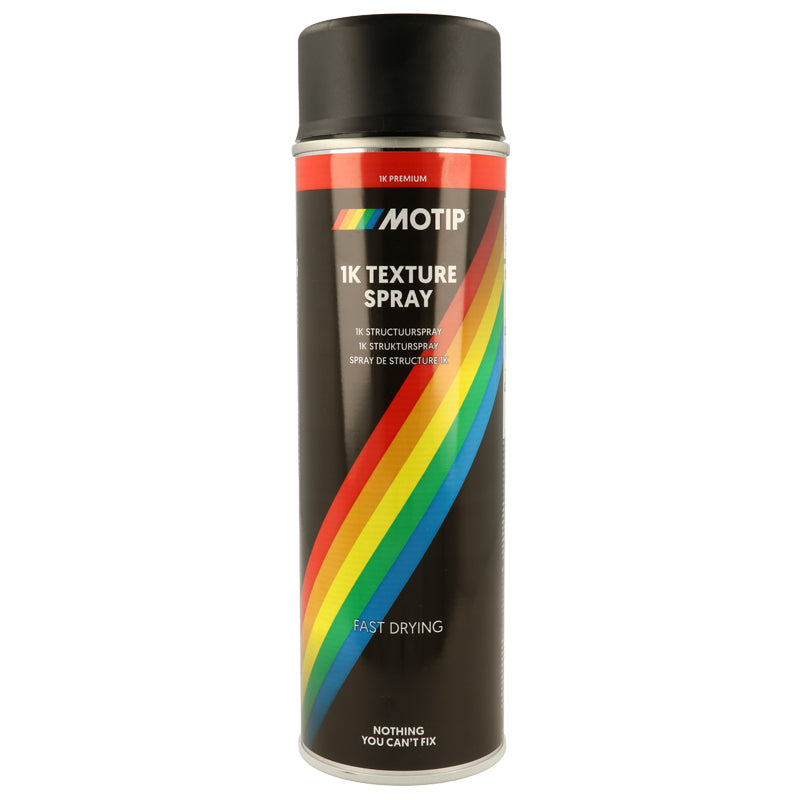 Motip, Spray texturant 1K, noir mat, 500ml
