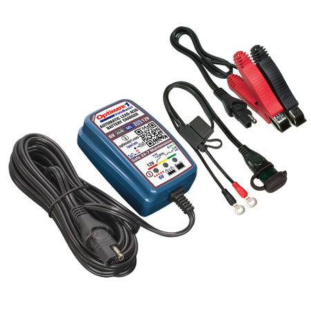 OptiMate, Batterioplader, 6V/12V 0,6A, VoltMatic