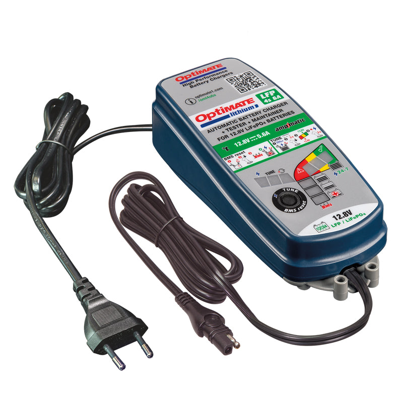 OptiMate, Batterioplader, Lithium 4s 6-Amp, passer til LiFePO4 (LFP) batterier