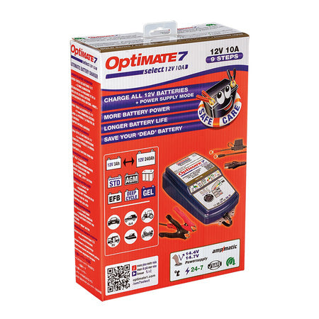 OptiMate, Batterioplader, 12V 10A, Optimate 7 Select GOLD series