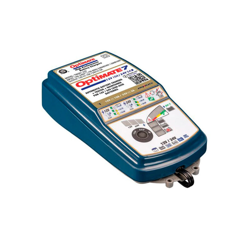 OptiMate, chargeur et mainteneur de batterie 12V/24V Gold Series, 10A/5A, 6 programmes
