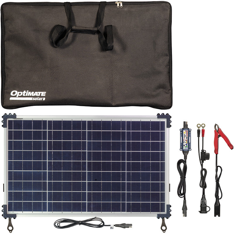 OptiMate, Solar DUO Travel Kit 40W - 5A Battery Charger & Monitor