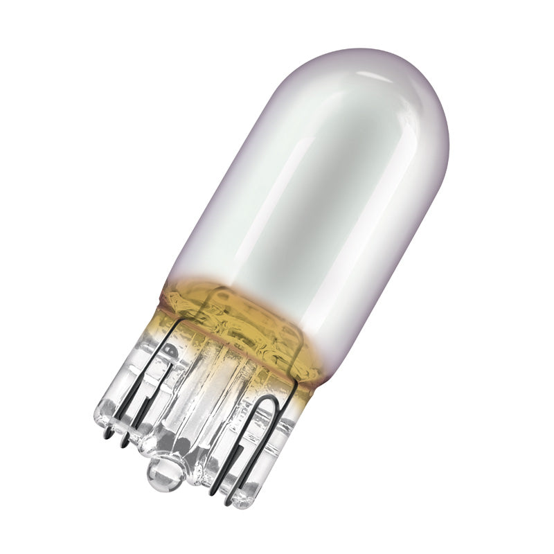 Osram, ampoules halogènes chromées Diadem - T10 - 12V/5W - Lot de 2 - Ambre