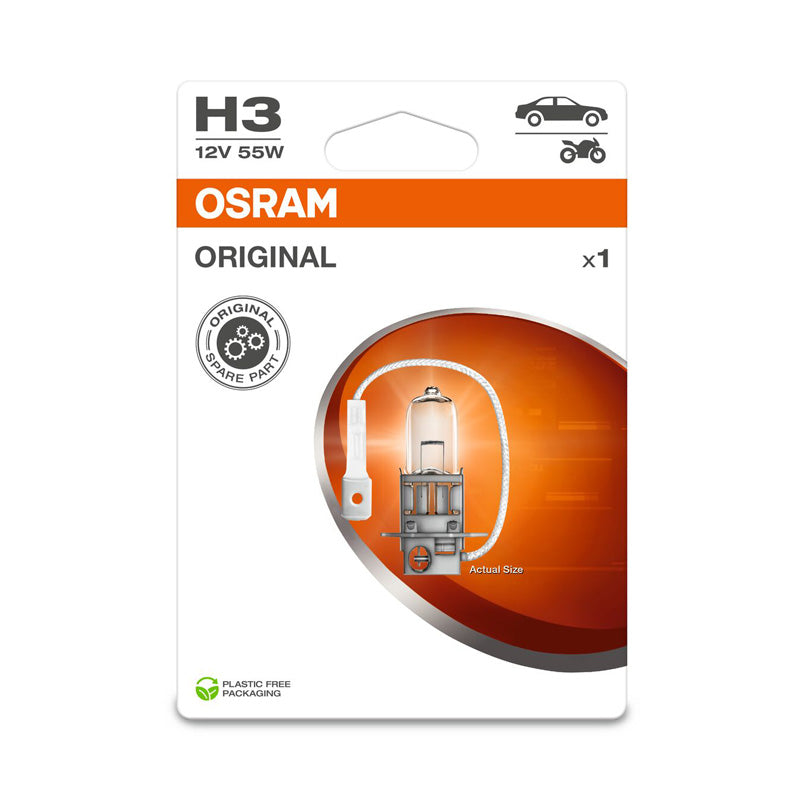 Osram, originele halogeenlamp H3 - 12V/55W - Los