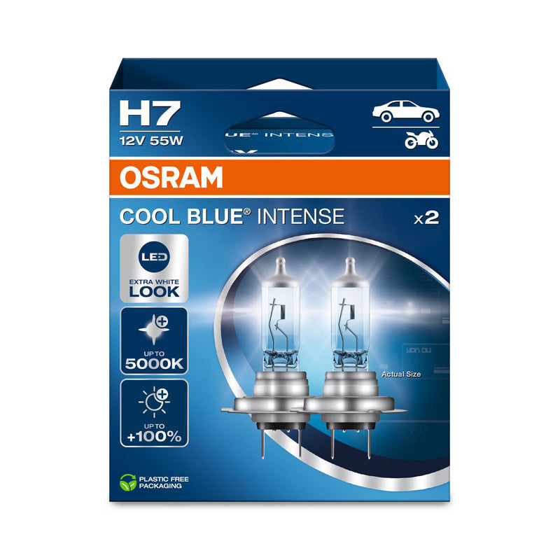 Osram, Ampoules halogènes Cool Blue Intense - H7 - 12V/55W - 2pcs.