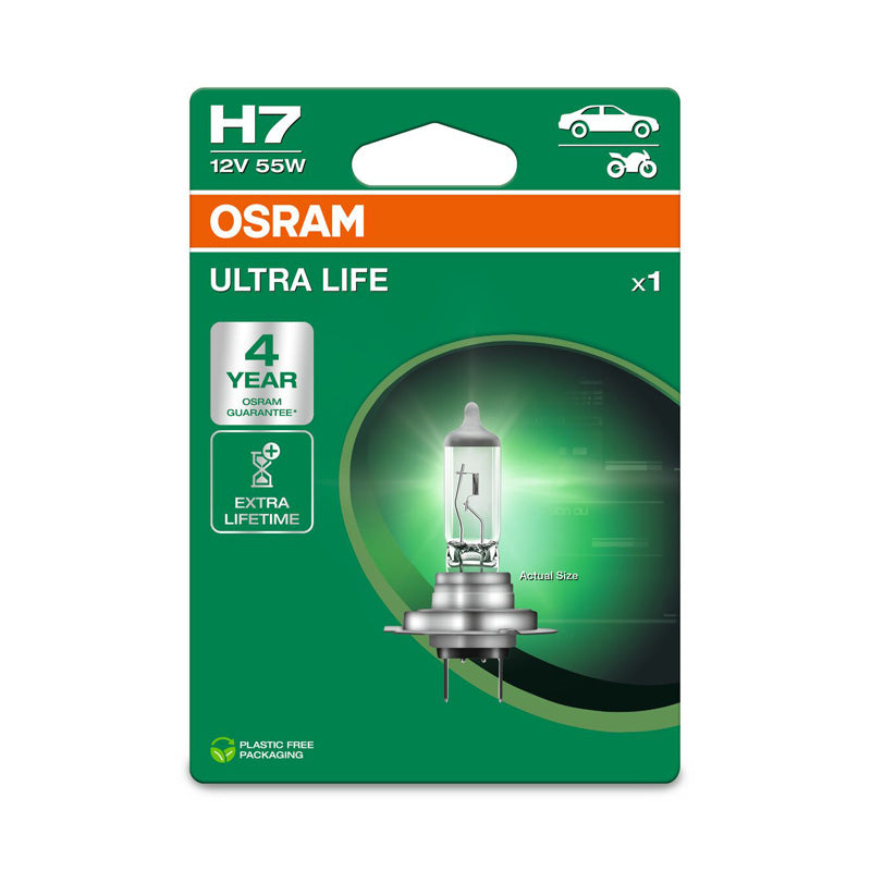 Osram, Ultra Life halogeenlamp - H7 - 12V/55W - enkel stuk
