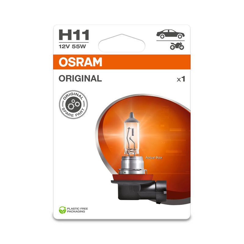 Osram, Original Halogen Bulb - H11 - 12V/55W - Single Piece