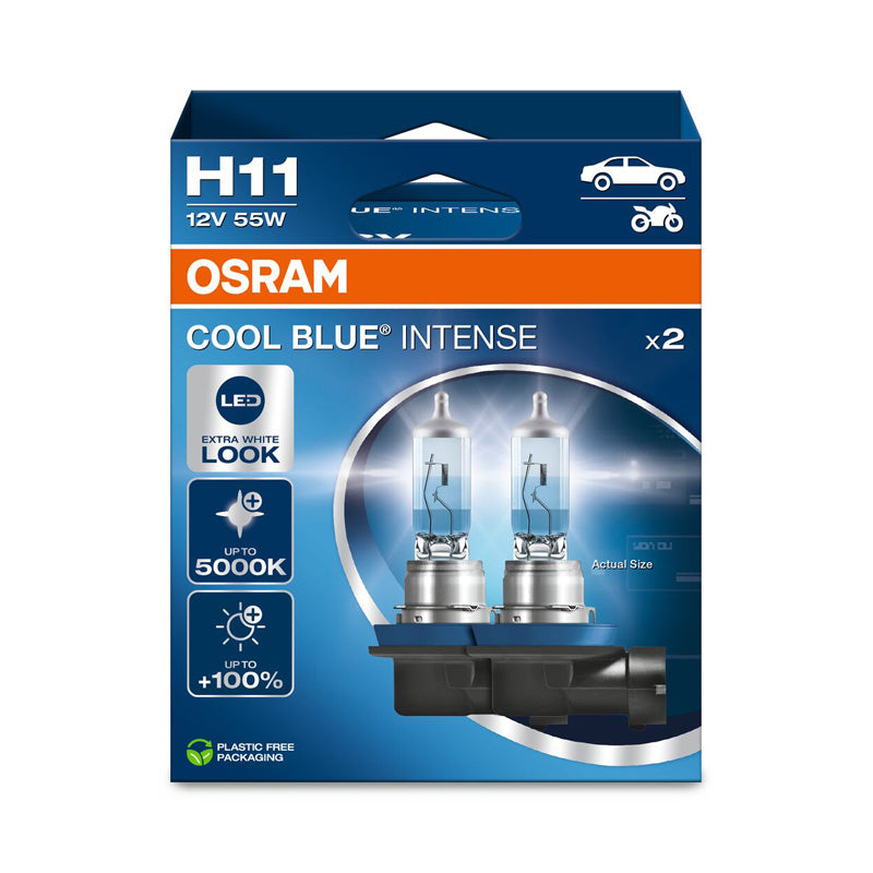 Osram, Ampoules halogènes Cool Blue Intense - H11 - 12V/55W - 2pcs.