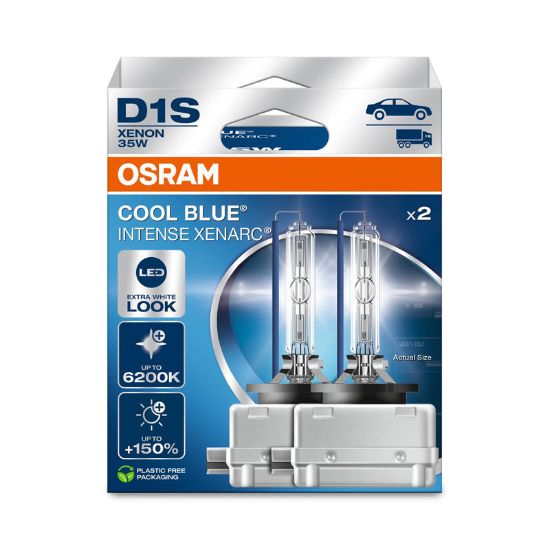 Osram, Xenarc Cool Blue Intense Xenon lamps - D1S - 12V/35W - Set of 2 - Up to 6200K