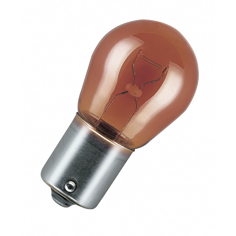Osram, Ampoules halogènes Ultra Life - BAU15S - 12V/21W - Lot de 2 - Orange