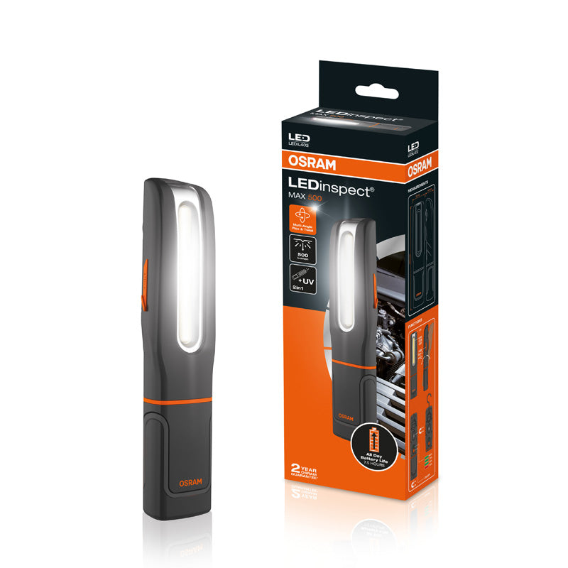 Osram, LEDinspect® MAX 500 - Handheld inspection lamp with UV function