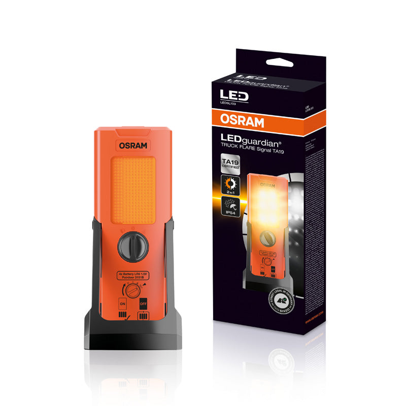 Osram, LEDguardian® Truck Flare Signal TA19 - Warning light with torch function