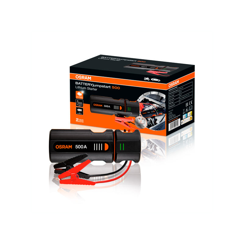 Osram, jump starter/power bank, BATTERYjumpstart 500