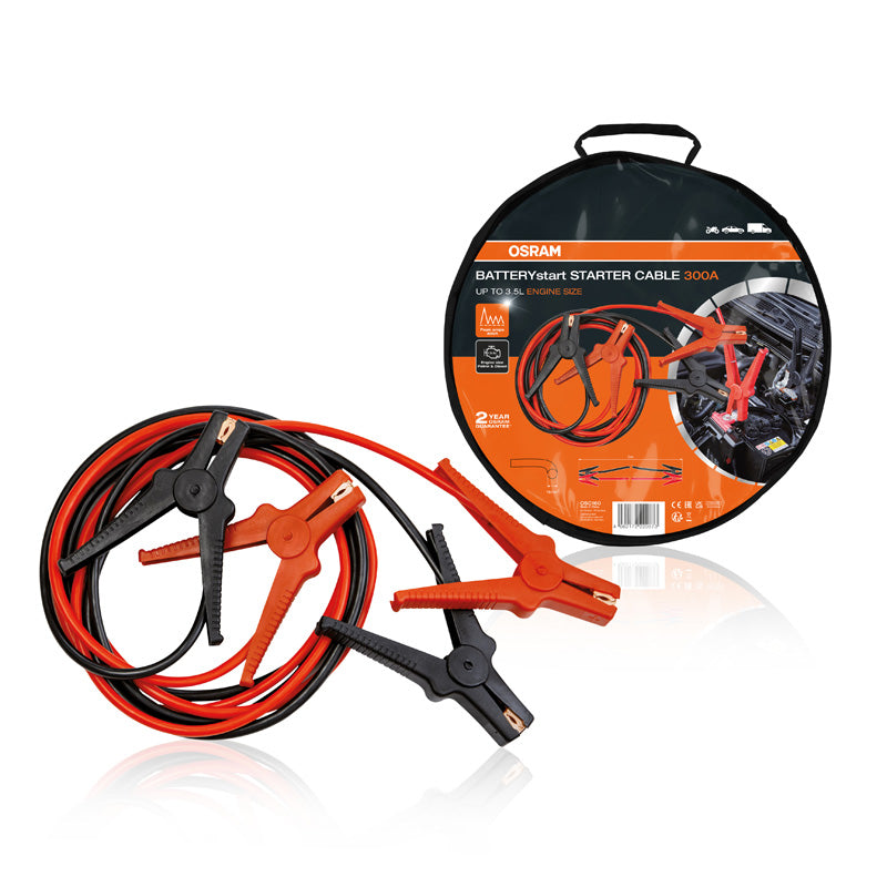 Osram, BATTERYstart 300A - Jumper cables - 3 meter - 150A/300A