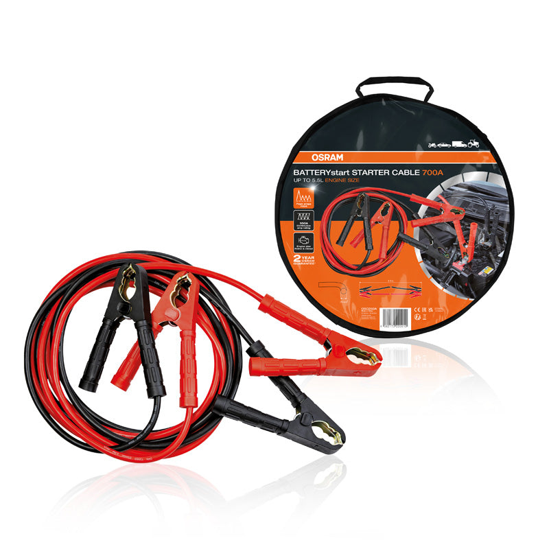 Osram, BATTERYstart 700A - Jump leads 3.5m 350A/700A
