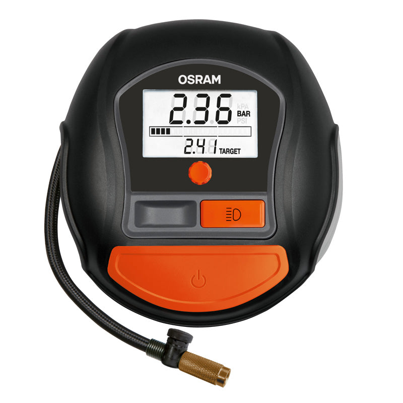 Osram, Digital Tire Inflator 1000 - Fast Inflation with LED Light