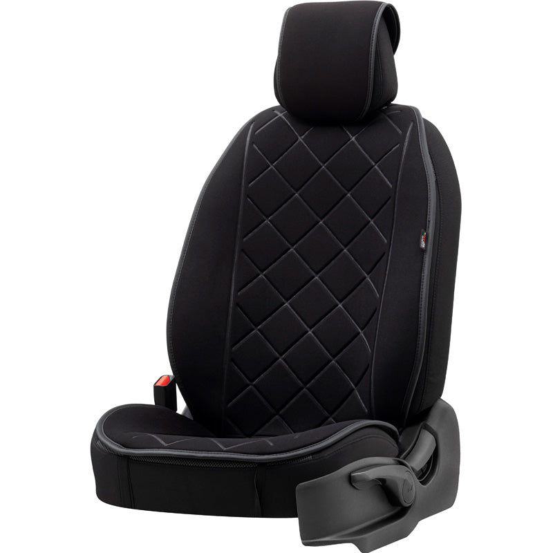 otoM, Universal Protective Seat Cover - Black Fabric - 1 Pc.