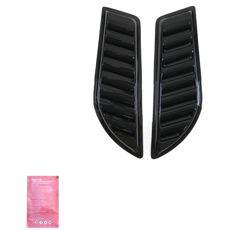 OneWay, Bonnet Air Vents, Gloss Black, Universal for 4x4 Pick-Up, 2 pcs.