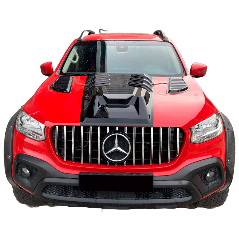 OneWay, Hood air ducts, Matte Black, Fits 4x4 Pick-Up, 'Stylish'