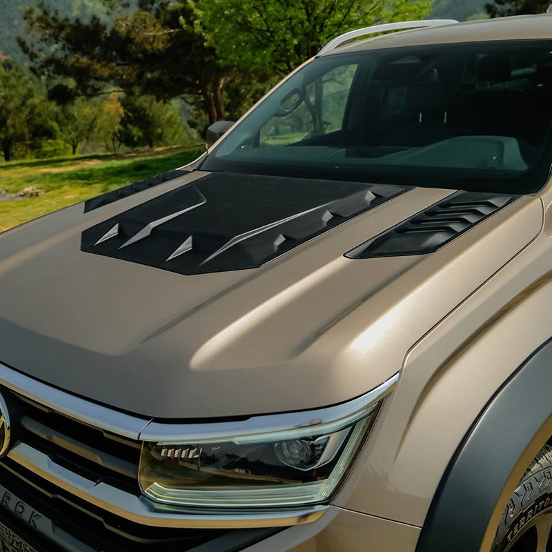 OneWay, Hood Air Intake, Matte Black, Fits Volkswagen Amarok MK2 (2022-)