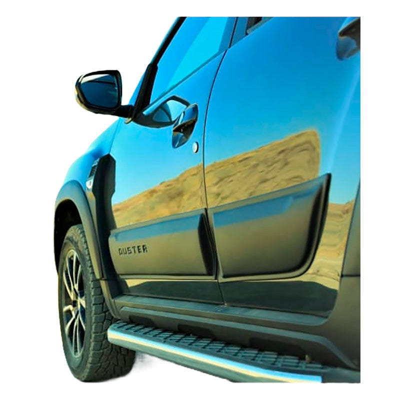 OneWay, Protection de bas de caisse en noir mat, Convient à Dacia Duster II 2018-2024, kit 4 pièces
