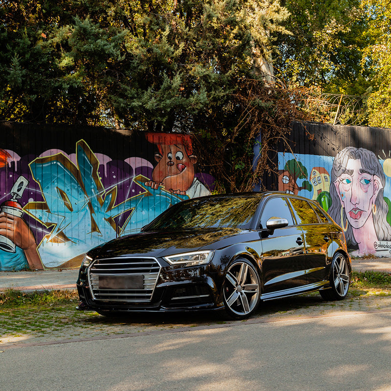 OneWay, Complete Body Kit, Gloss Black, fits Audi S3 Sportback 8V Facelift (2016-2020)