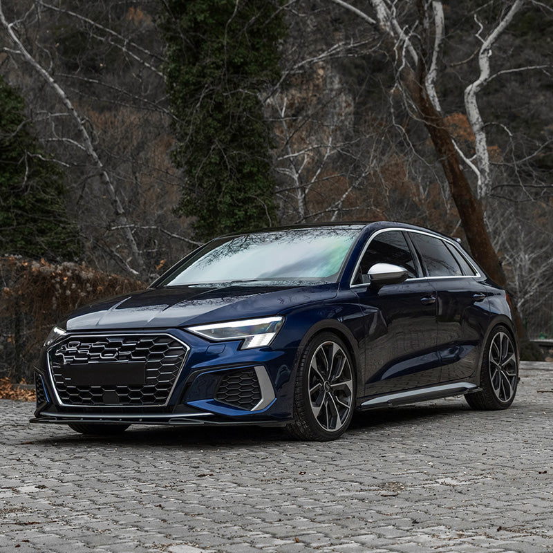 OneWay, Complete body kit, Gloss black, fits Audi A3 8Y Sportback S3/S-Line (2020-2024)