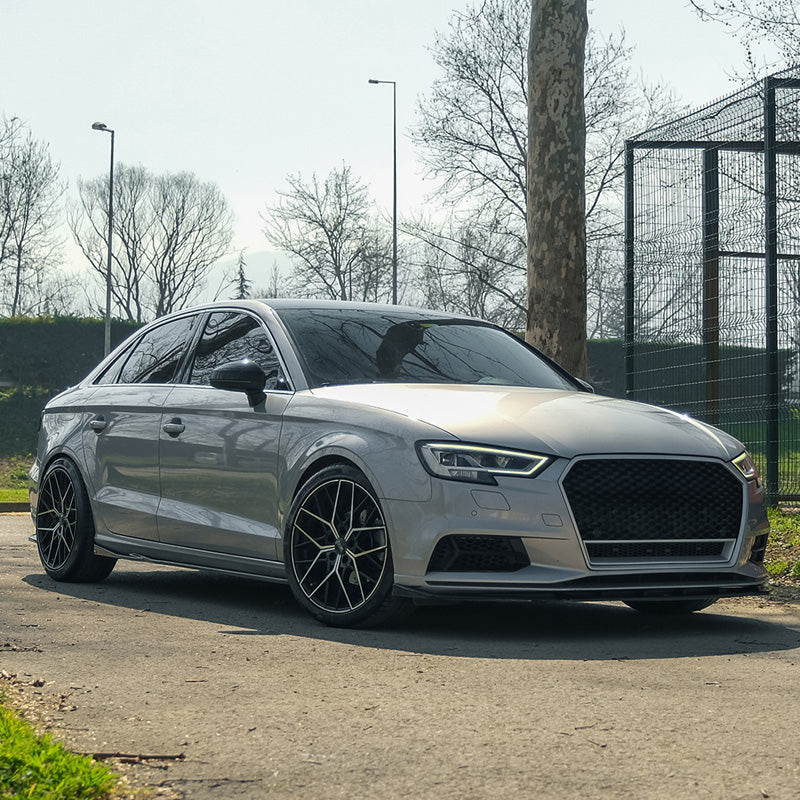 OneWay, Complete body kit, Gloss black, fits Audi A3 (8V) Sedan Facelift (2016-2020)
