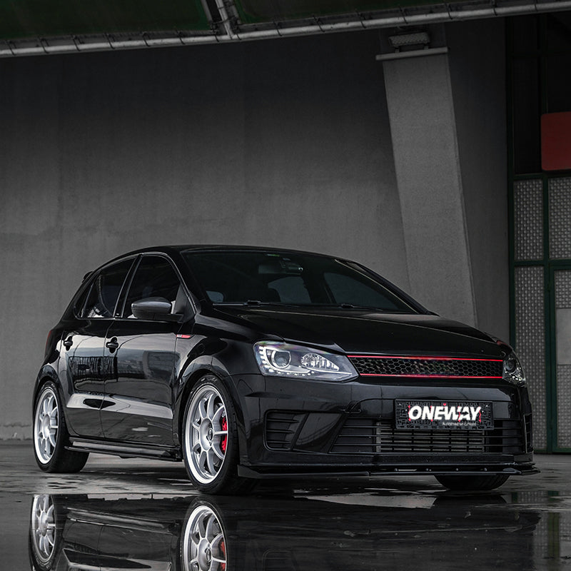 OneWay, Complete body kit, Gloss Black, fits Volkswagen Polo 6R GTi (2009-2014)
