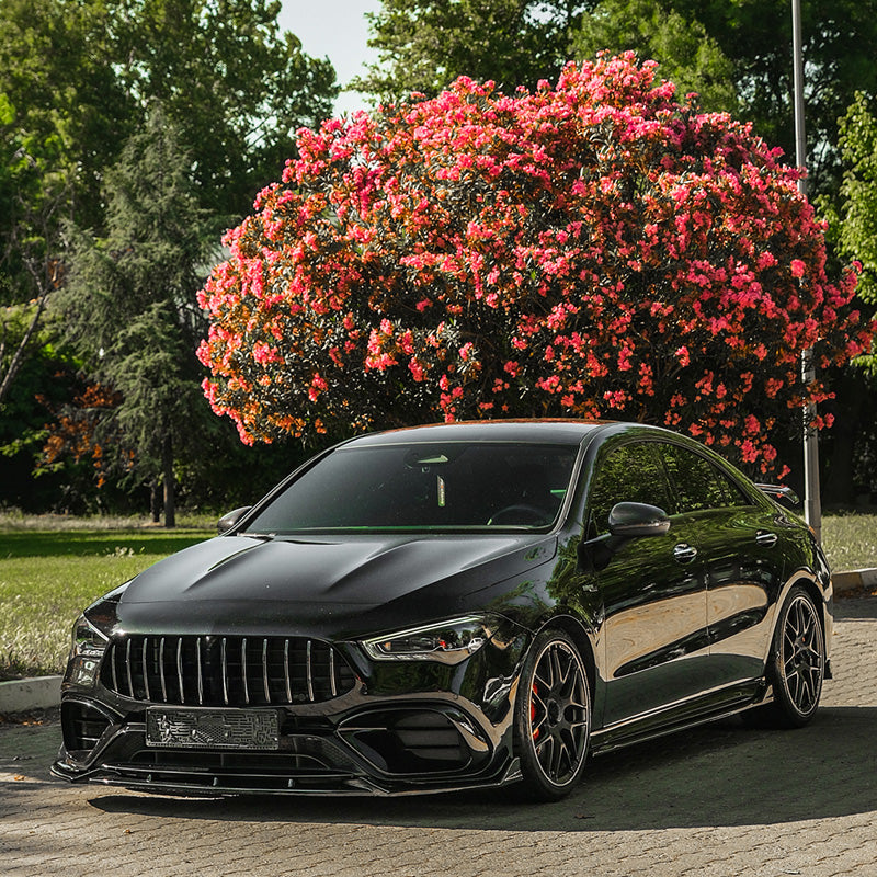 OneWay, Complete body kit, Gloss black, fits Mercedes CLA (C118/X118) Coupe/Shooting Brake CLA45 AMG S Aero Pack (2019-2023)