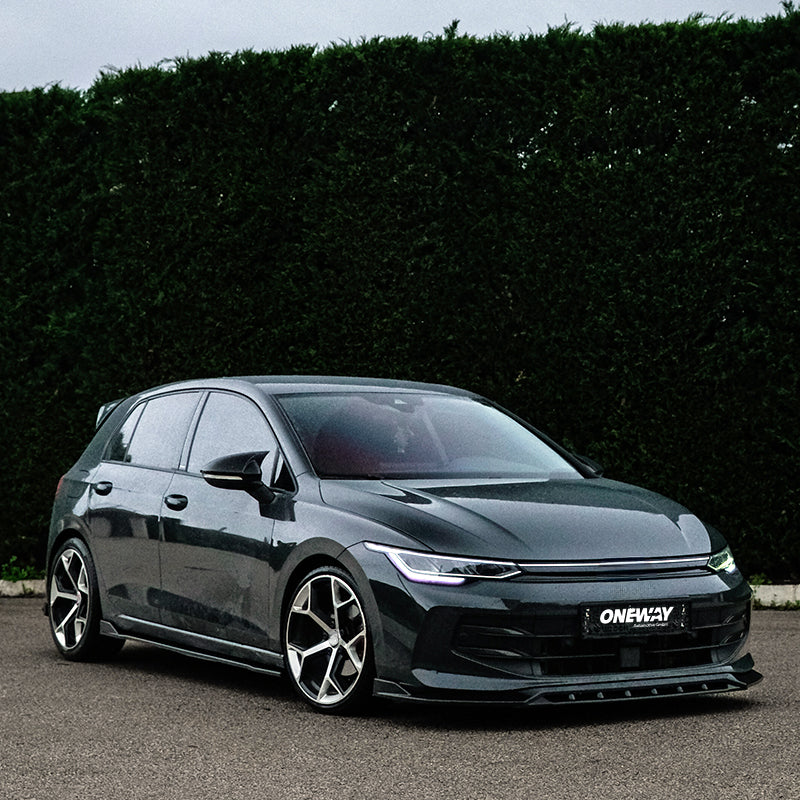 OneWay, complete bodykit, glanzend zwart, past op Volkswagen Golf VIII HB 3/5-deurs Facelift (2024-) - excl. GTi/GTD/GTE/R/R-Line