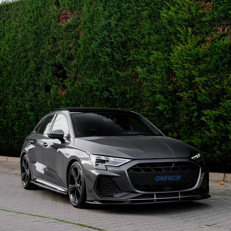 OneWay, Full Body Kit, Gloss Black, Fits Audi A3 (8Y) Sportback S-Line/S3 Facelift (2025-)