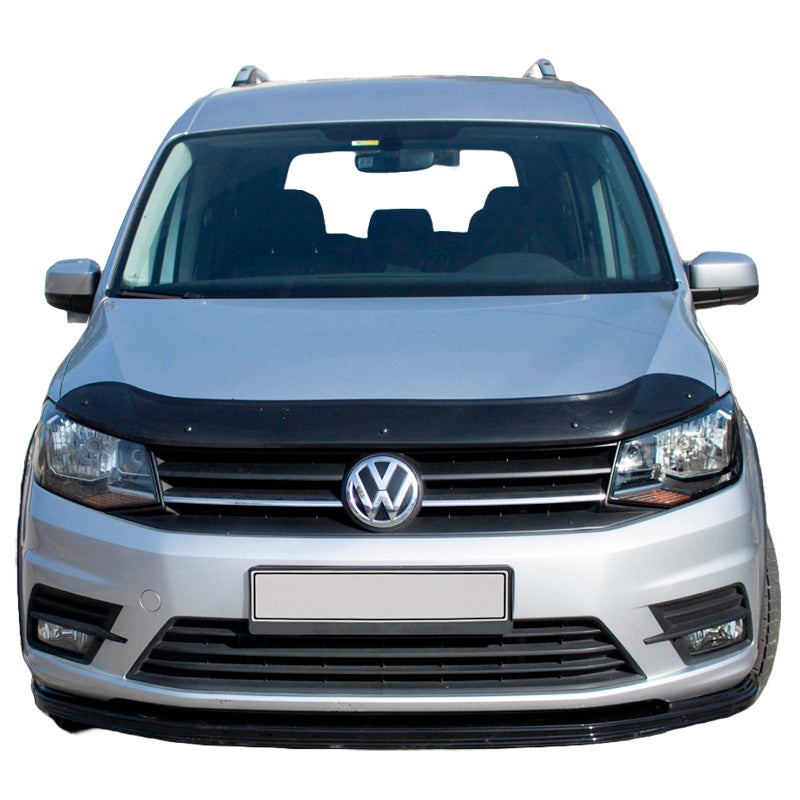 OneWay, Motorhjelmbeschermer, Glanzend zwart, Geschikt voor Volkswagen Caddy MK4 2015-2020