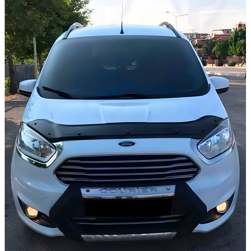 OneWay, Motorhjelmbeschermer, Glanzend zwart, Geschikt voor Ford Transit Connect 2013-2018