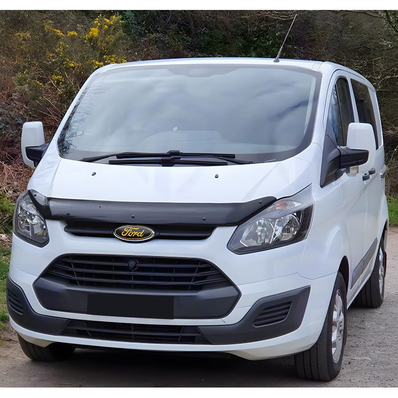 OneWay, Protecteur de capot, noir brillant, convient à Ford Transit Custom MK1 (2012-2018)