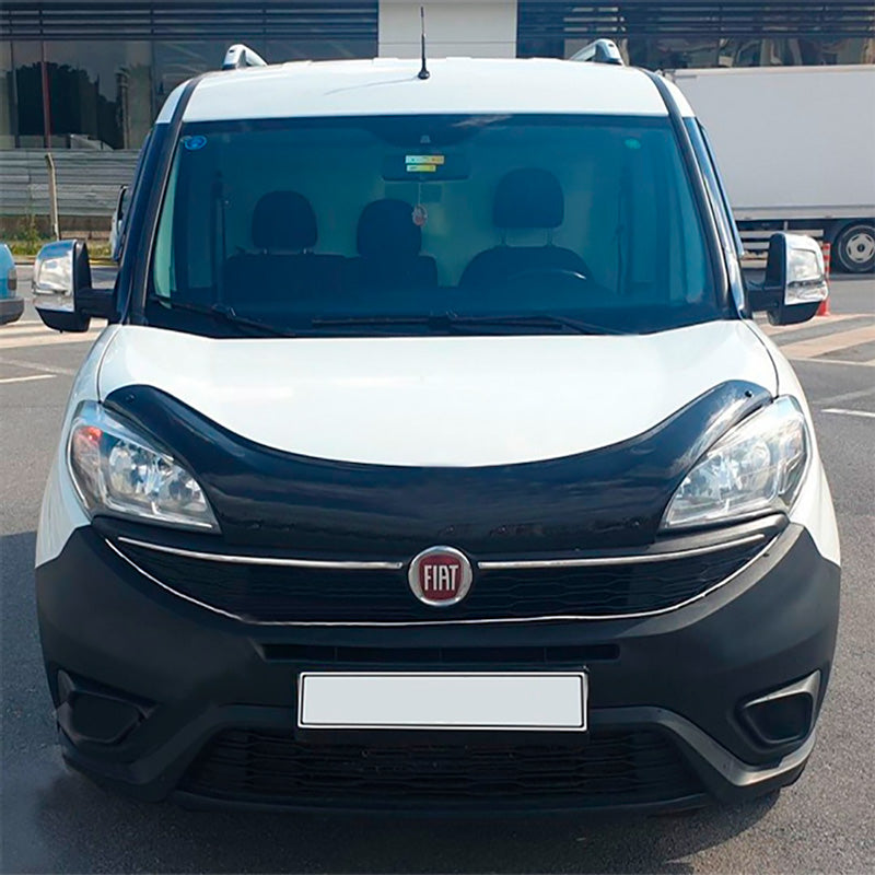 OneWay, Protecteur de capot, noir brillant, convient à Fiat Doblo 2. génération Facelift (2015-2020)