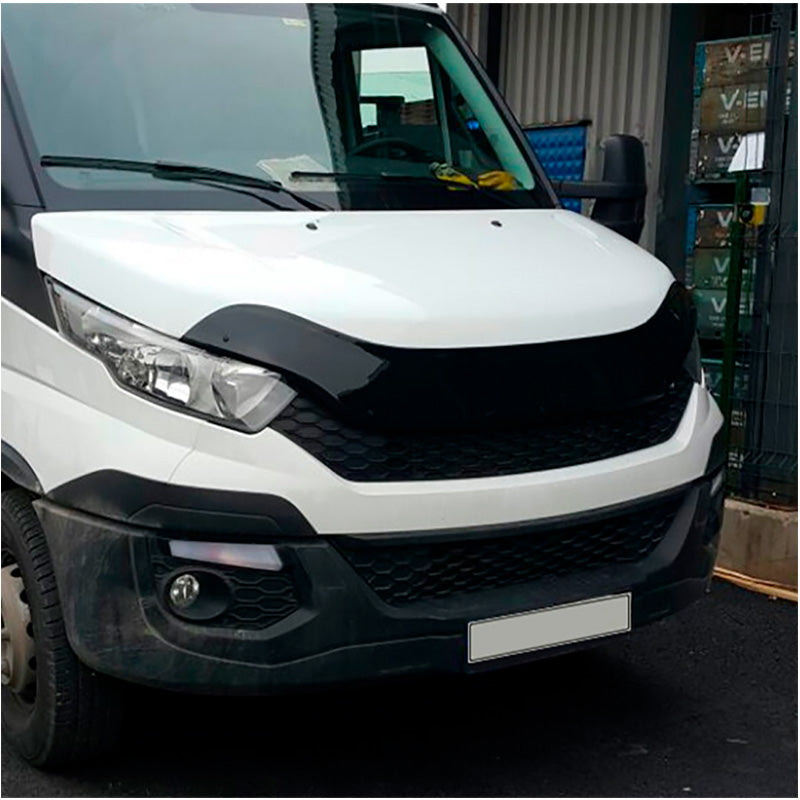 OneWay, Bonnet impact protector, Gloss Black, Fits Iveco Daily 3. generation (2014-), 'Impact-resistant'