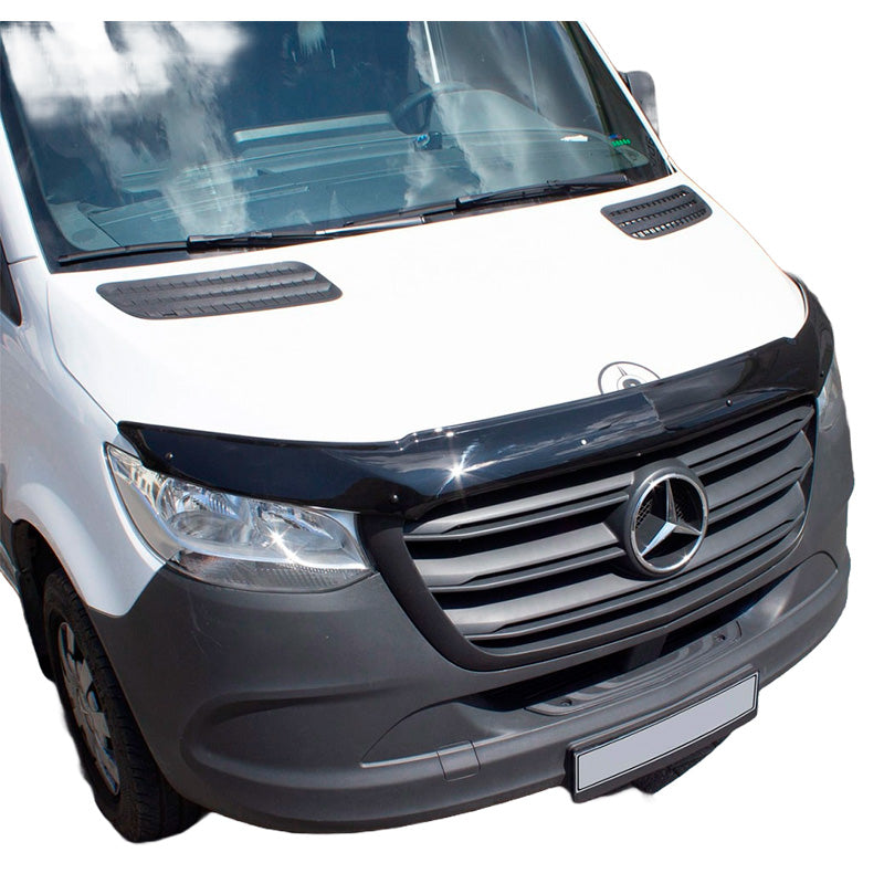 OneWay, Bonnet Protector, Glossy Black, Fits Mercedes Sprinter W907 (2018-), 100% vehicle-specific fit