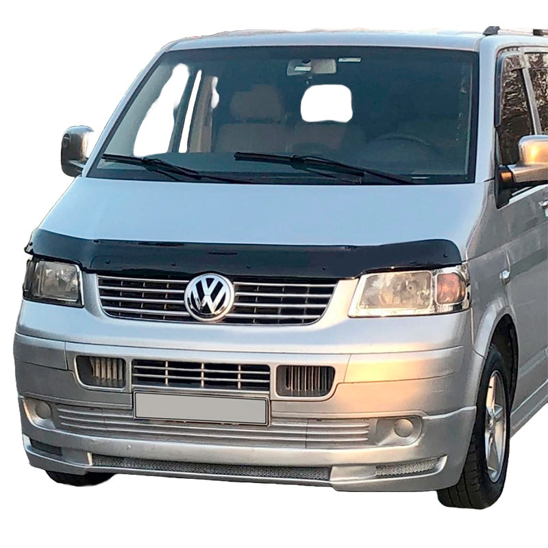 OneWay, Protection de pare-chocs, noir brillant, Compatible avec Volkswagen Transporter T5 2003-2009