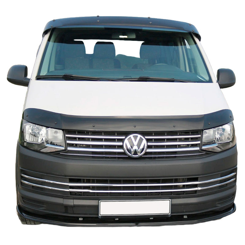 OneWay, Protection de capot, noir brillant, Compatible avec Volkswagen Transporter T6/T6.1 2015-2022
