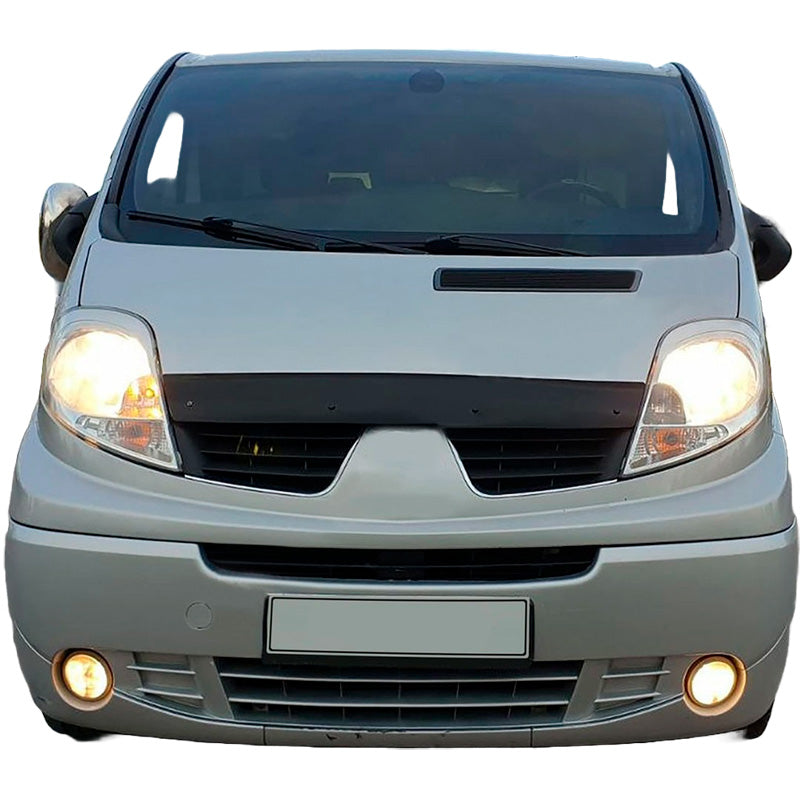 OneWay, motorkapbeschermer, glanzend zwart, geschikt voor Renault Trafic X83 2001-2014