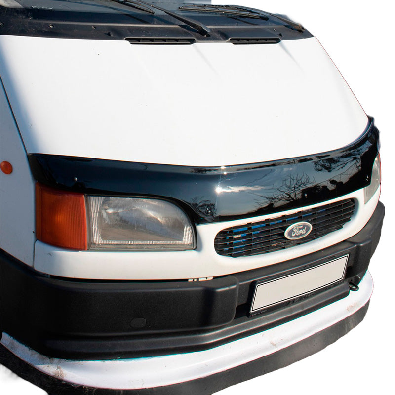 OneWay, Hood Protector, Glossy Black, Fits Ford Transit MK5 1993-2002