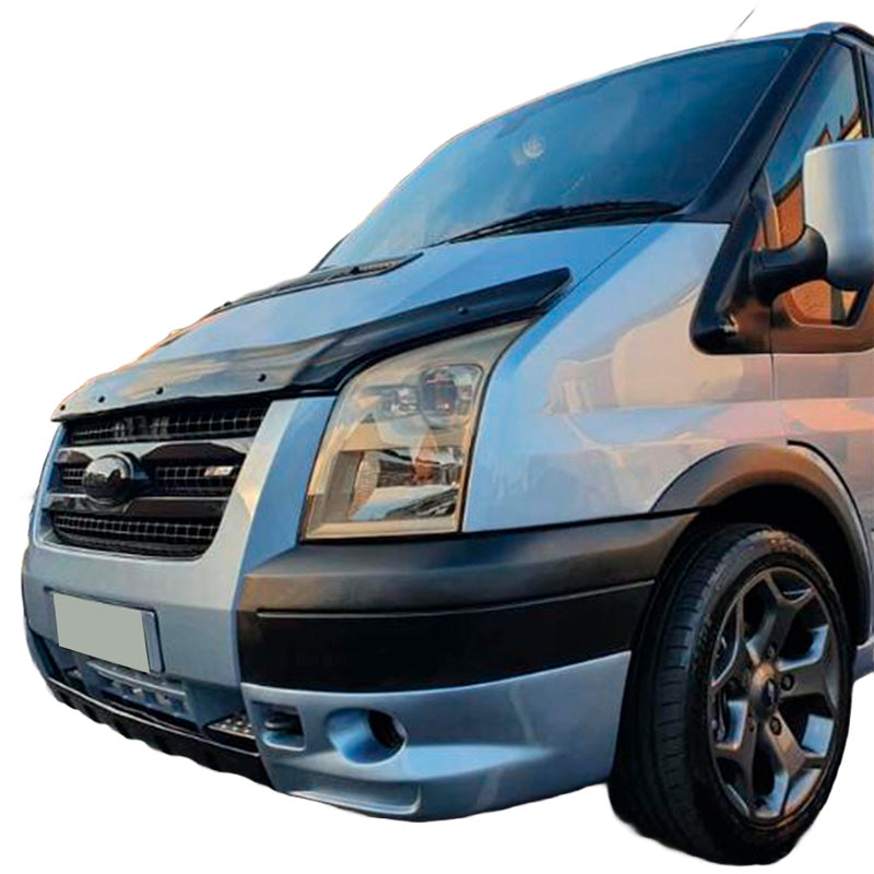 OneWay, voorruitbeschermer, glanzend zwart, geschikt voor Ford Transit MK7 (2006-2014)