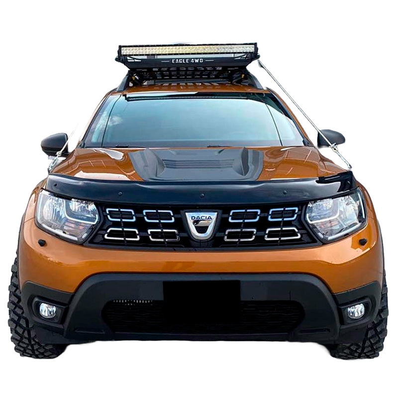 OneWay, Écope de capot, Noir mat, Compatible avec Dacia Duster I (2010-2017) & Duster II (2018-2024)