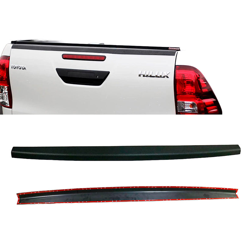 OneWay, Tailgate Protector, Matte Black, Fits Toyota Hilux 2015-2020, 'ABS Protection'